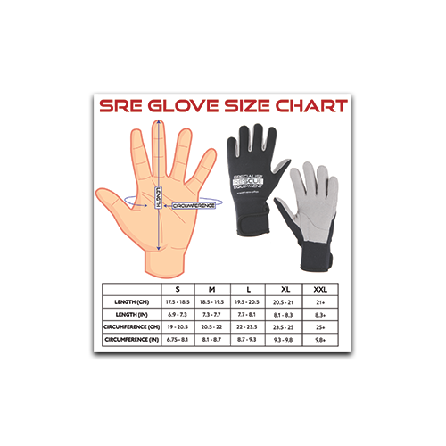 SRE Glove Size Chart